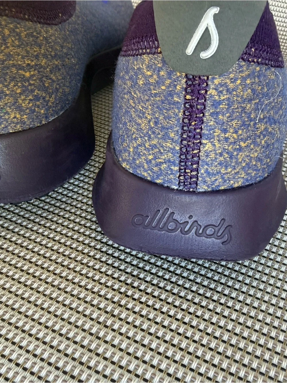 allbirds women’s size 9 Purple Knit Lace-Up Sneakers